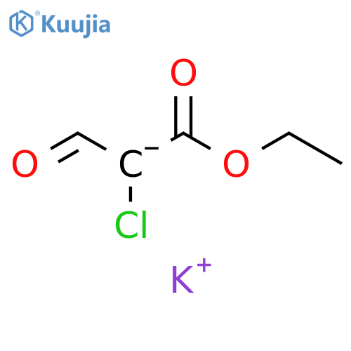 Propanoic acid, 2-chloro-3-oxo-, ethyl ester, ion(1-), potassium salt (1:1) structure