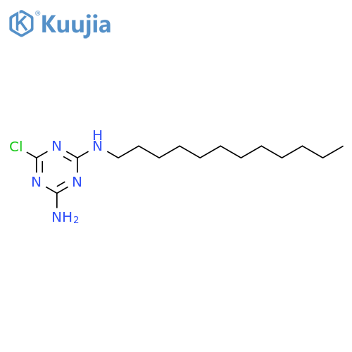 1,3,5-Triazine-2,4-diamine, 6-chloro-N-dodecyl- structure