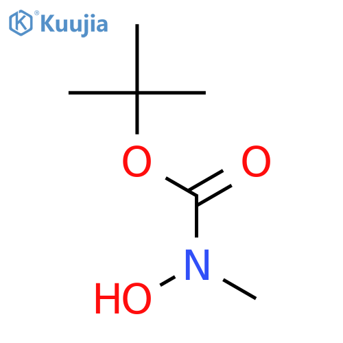 tert-Butyl hydroxy(methyl)carbamate structure