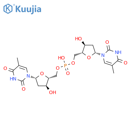 Thymidylyl-3'-5'-thymidine structure