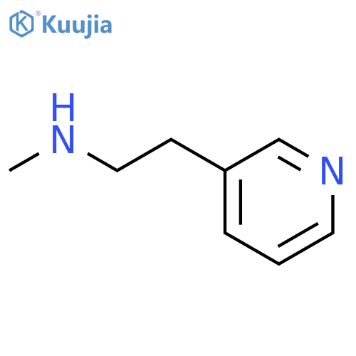 methyl[2-(pyridin-3-yl)ethyl]amine structure