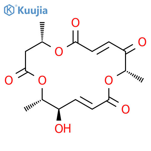 1,5,11-Trioxacyclohexadeca-7,13-diene-2,6,9,12-tetrone,15-hydroxy-4,10,16-trimethyl-, (4S,7E,10S,13E,15R,16S)- structure