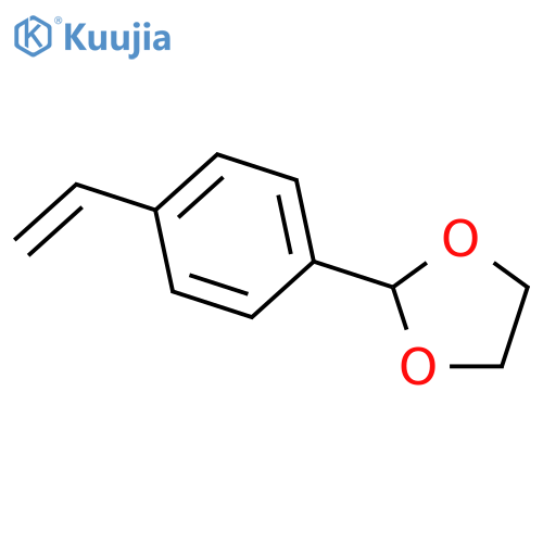 1,3-Dioxolane, 2-(4-ethenylphenyl)- structure