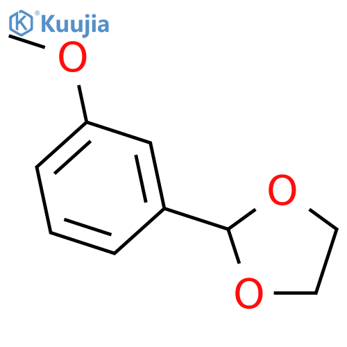 1,3-Dioxolane, 2-(3-methoxyphenyl)- structure