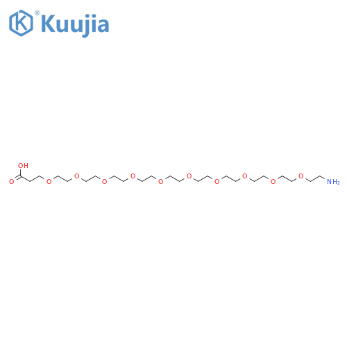 Amino-PEG10-acid structure
