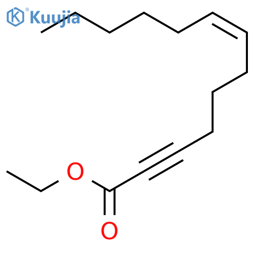 7-Tridecen-2-ynoic acid, ethyl ester, (Z)- structure