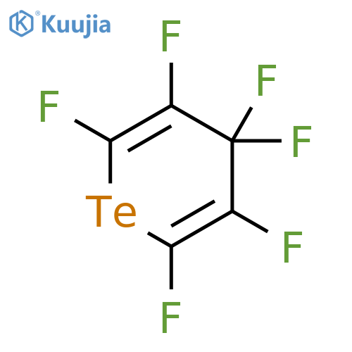 4H-TELLURIN, 2,3,4,4,5,6-HEXAFLUORO- structure