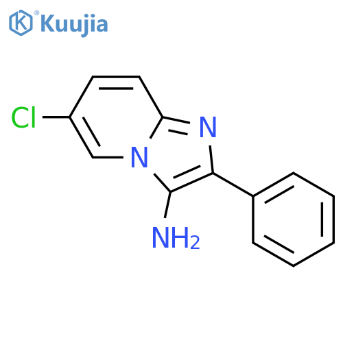 Imidazo[1,2-a]pyridin-3-amine,6-chloro-2-phenyl- structure