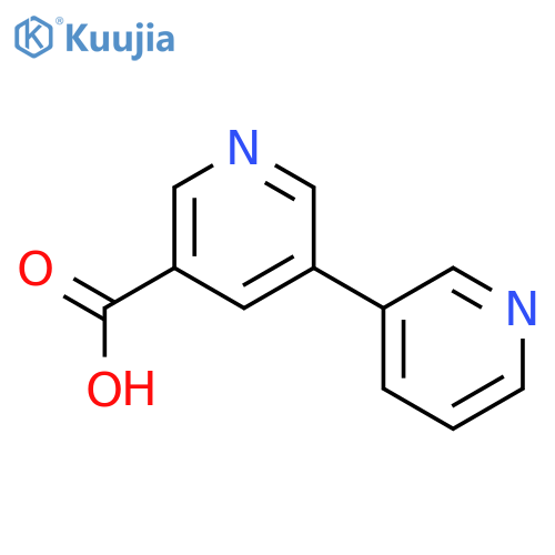 [3,3'-Bipyridine]-5-carboxylic acid structure