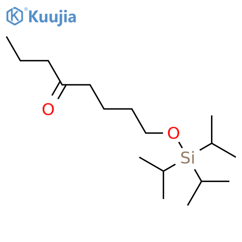 4-Octanone, 8-[[tris(1-methylethyl)silyl]oxy]- structure