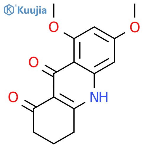 1,9(2H,10H)-Acridinedione, 3,4-dihydro-6,8-dimethoxy- structure