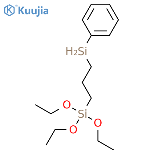 Benzene, [[3-(triethoxysilyl)propyl]silyl]- structure