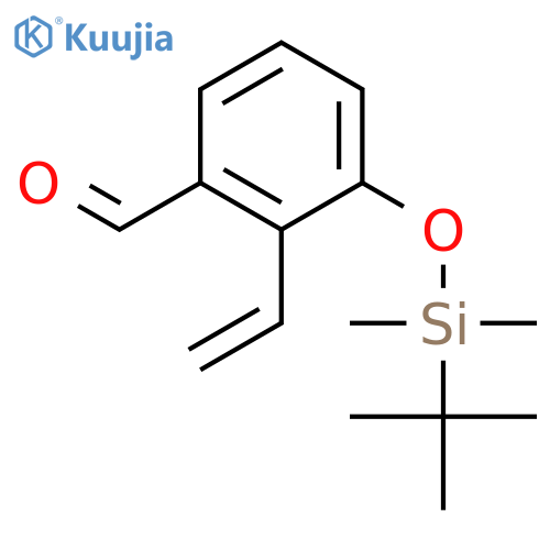 Benzaldehyde, 3-[[(1,1-dimethylethyl)dimethylsilyl]oxy]-2-ethenyl- structure