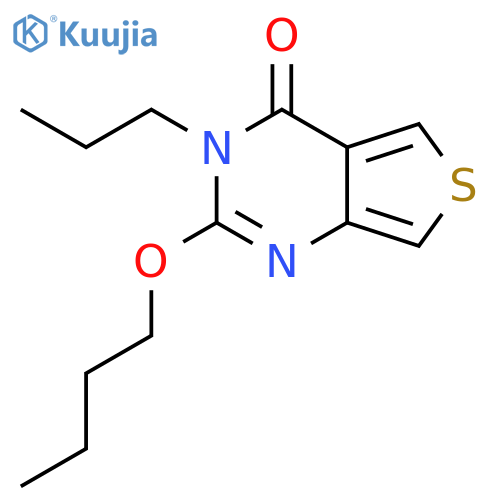 Thieno[3,4-d]pyrimidin-4(3H)-one, 2-butoxy-3-propyl- structure