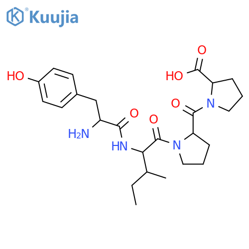 L-Proline, L-tyrosyl-L-isoleucyl-L-prolyl- structure