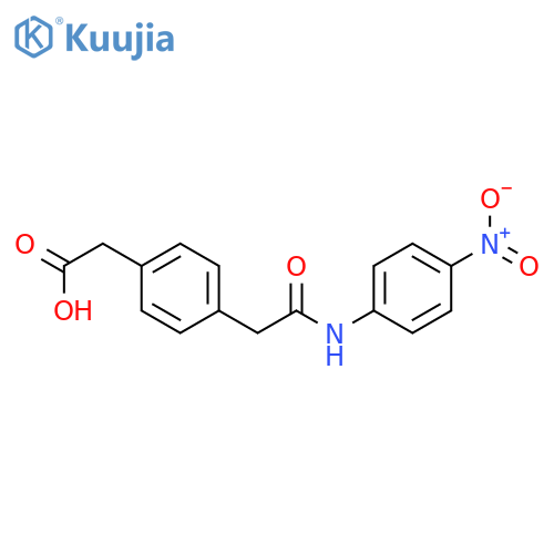 BENZENEACETIC ACID, 4-[2-[(4-NITROPHENYL)AMINO]-2-OXOETHYL]- structure