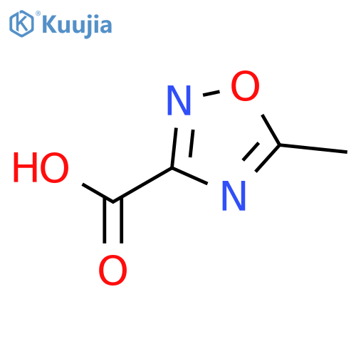 5-Methyl-1,2,4-oxadiazole-3-carboxylic acid structure