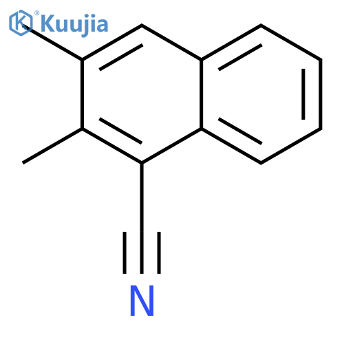 Naphthalenecarbonitrile, dimethyl- structure