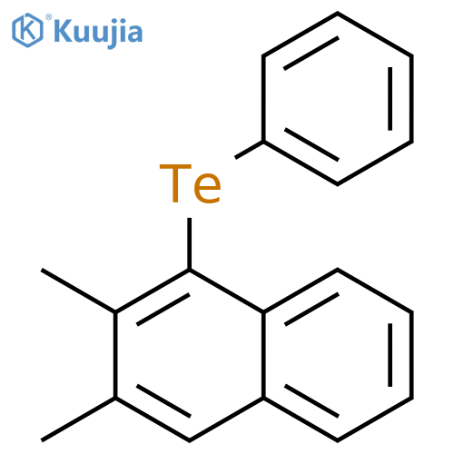 Naphthalene, dimethyl(phenyltelluro)- structure