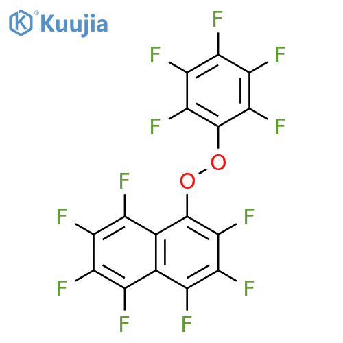 Peroxide, heptafluoronaphthalenyl pentafluorophenyl structure