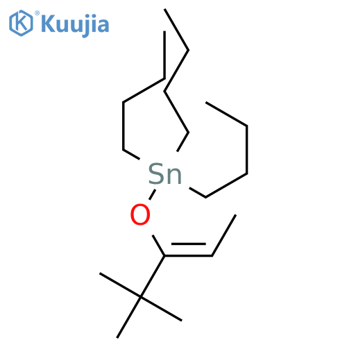 Stannane, tributyl[[(1Z)-1-(1,1-dimethylethyl)-1-propenyl]oxy]- structure