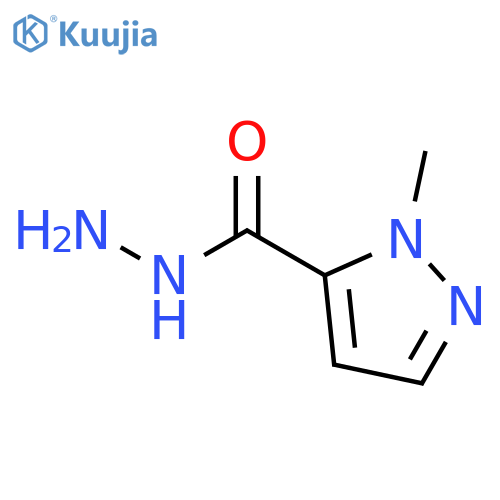 1-Methyl-1H-pyrazole-5-carbohydrazide structure