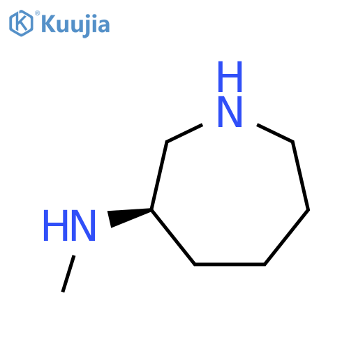 1H-Azepin-3-amine, hexahydro-N-methyl-, (R)- structure