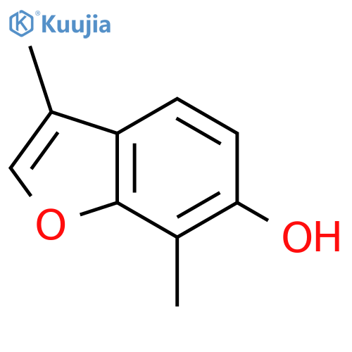 6-Benzofuranol,3,7-dimethyl- structure