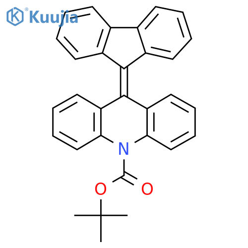10-Boc-9-(9H-fluoren-9-ylidene)-9,10-dihydroacridine structure
