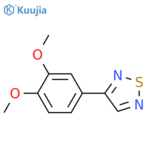 1,2,5-Thiadiazole, 3-(3,4-dimethoxyphenyl)- structure