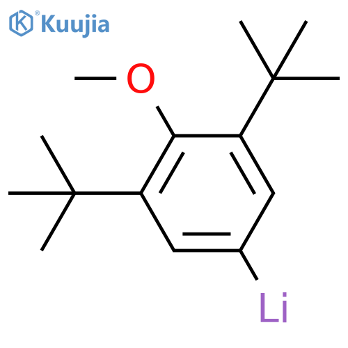 Lithium, [3,5-bis(1,1-dimethylethyl)-4-methoxyphenyl]- structure