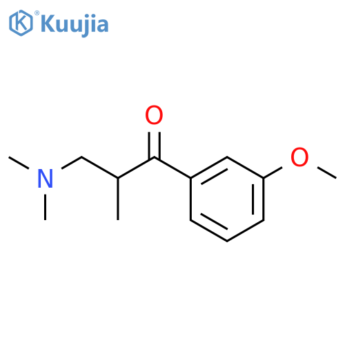 3-(Dimethylamino)-1-(3-methoxyphenyl)-2-methylpropan-1-one structure
