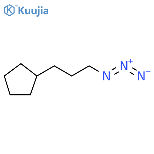 (3-azidopropyl)cyclopentane structure