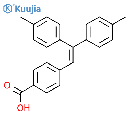 Benzoic acid, 4-[2,2-bis(4-methylphenyl)ethenyl]- structure