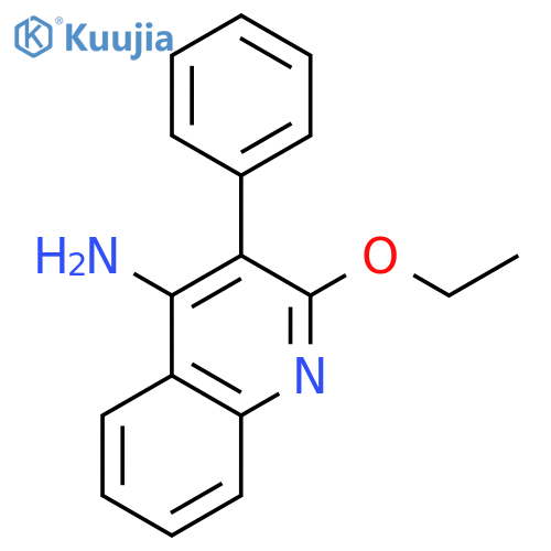 4-QUINOLINAMINE, 2-ETHOXY-3-PHENYL- structure
