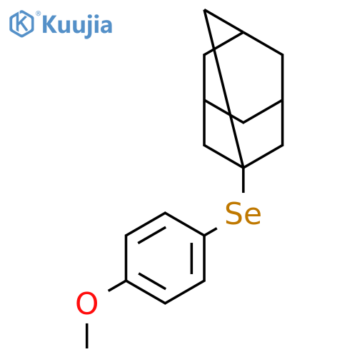 Tricyclo[3.3.1.13,7]decane, 1-[(4-methoxyphenyl)seleno]- structure