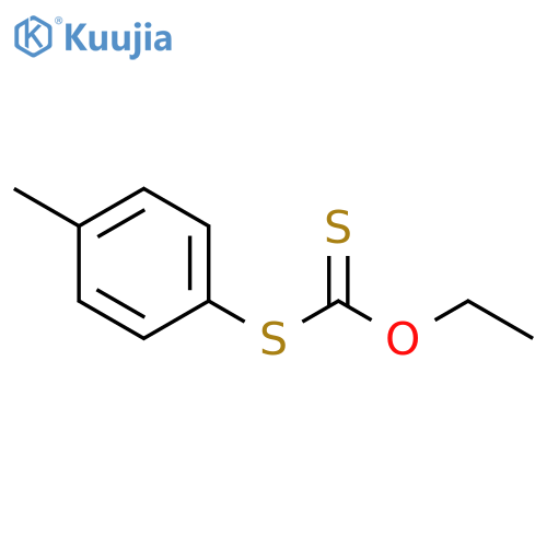 Carbonodithioic acid, O-ethyl S-(4-methylphenyl) ester structure