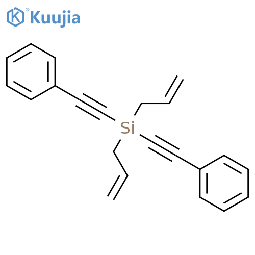 Silane, bis(phenylethynyl)di-2-propenyl- structure