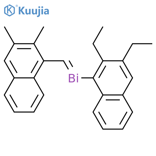 Bismuthine, (diethylnaphthalenyl)[(dimethylnaphthalenyl)methylene]- structure
