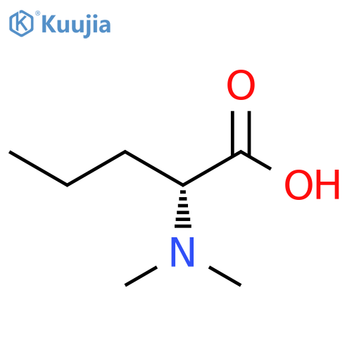 (2R)-2-(dimethylamino)pentanoic acid structure