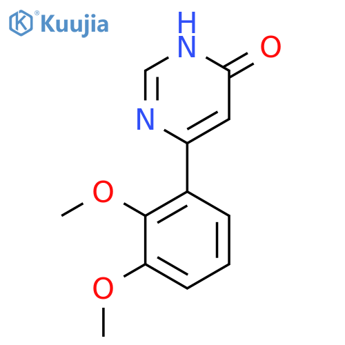 6-(2,3-Dimethoxyphenyl)pyrimidin-4-ol structure