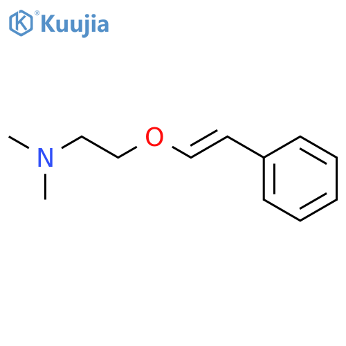 Ethanamine, N,N-dimethyl-2-[(2-phenylethenyl)oxy]- structure