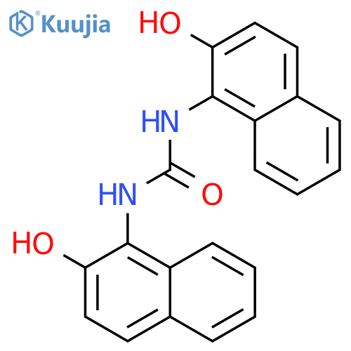 Urea, N,N'-bis(2-hydroxy-1-naphthalenyl)- structure