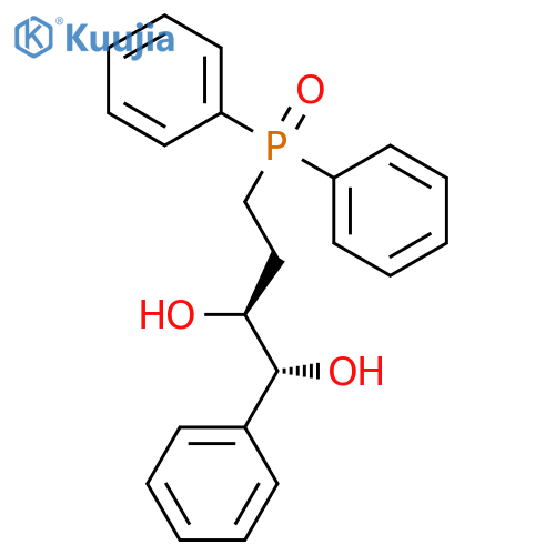 1,2-Butanediol, 4-(diphenylphosphinyl)-1-phenyl-, (R*,S*)- structure
