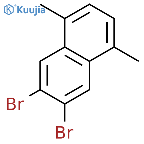 Naphthalene, 6,7-dibromo-1,4-dimethyl- structure