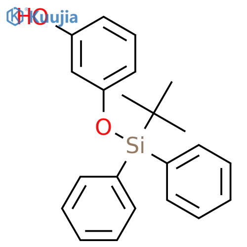 Phenol, 3-[[(1,1-dimethylethyl)diphenylsilyl]oxy]- structure