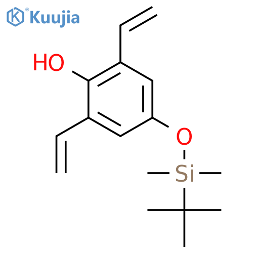 PHENOL, 4-[[(1,1-DIMETHYLETHYL)DIMETHYLSILYL]OXY]-2,6-DIETHENYL- structure