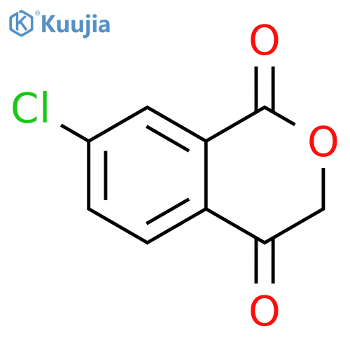 1H-2-Benzopyran-1,4(3H)-dione, 7-chloro- structure