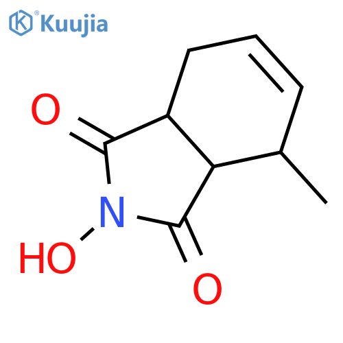 1H-Isoindole-1,3(2H)-dione, 3a,4,7,7a-tetrahydro-2-hydroxy-4-methyl- structure
