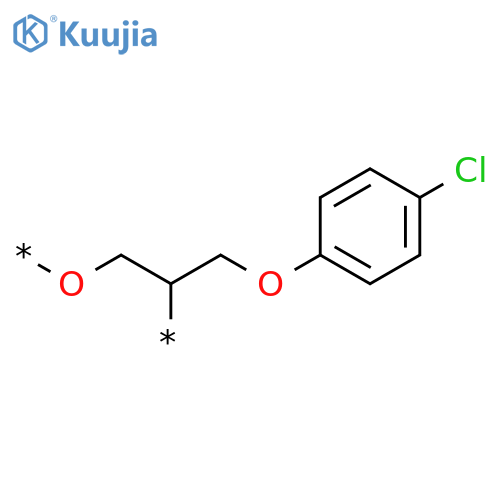 Poly[oxy[[(4-chlorophenoxy)methyl]-1,2-ethanediyl]] structure